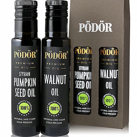 Podor 波多爾-南瓜籽油&核桃油／2入組