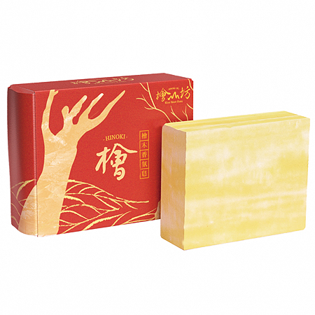 檜山坊-造福禮盒 (檜木香氛皂+沐浴手套)