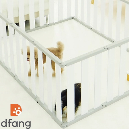 dfang迪邦-自由組合寵物圍欄／白色 (６片組)