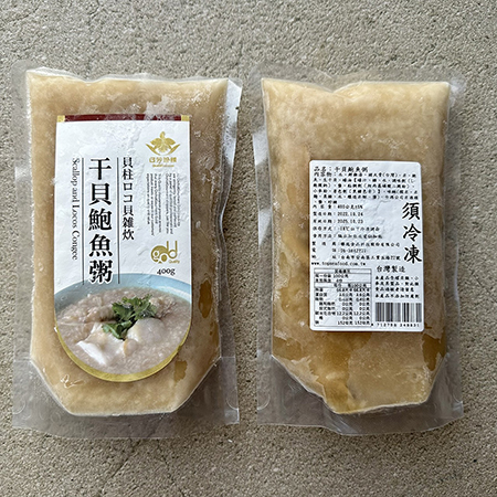 日芳珍饌-干貝鮑魚粥 (400g)／4包