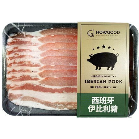 HOWGOOD-西班牙伊比利豬五花火鍋片／盒