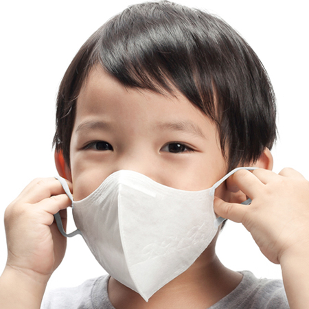 大謙科技材料-防霾PM2.5克微粒奈米薄膜立體口罩(S碼-兒童)／盒
