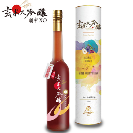 玄米大吟釀-曲線綜合水果果漾醋／瓶 (500ml)