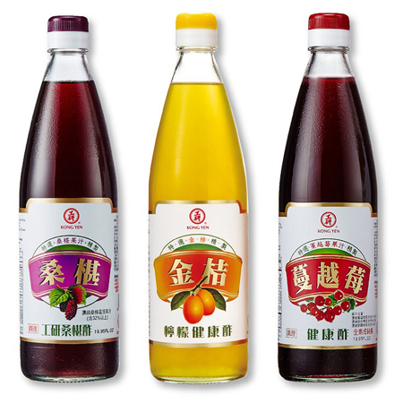 工研酢-濃縮水果醋 (任選)／4瓶
