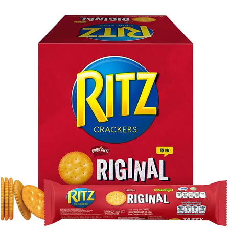 美式賣場-Ritz麗滋小圓餅乾 (16包)／盒