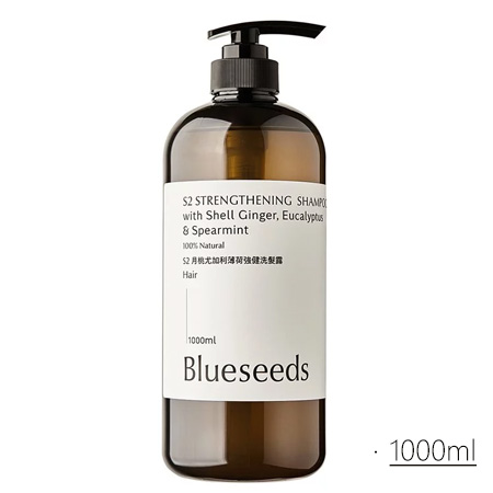 芙彤園Blueseeds-S2月桃尤加利葉薄荷強健洗髮露／瓶